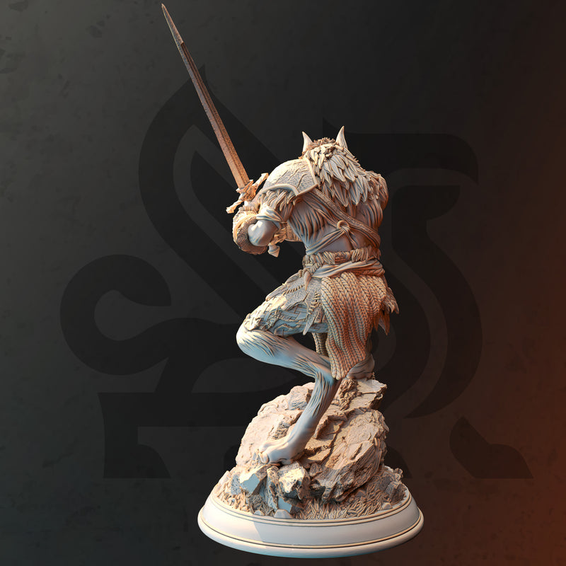 Werewolf Barbarian Fighter - Lucian Grey - Only-Games