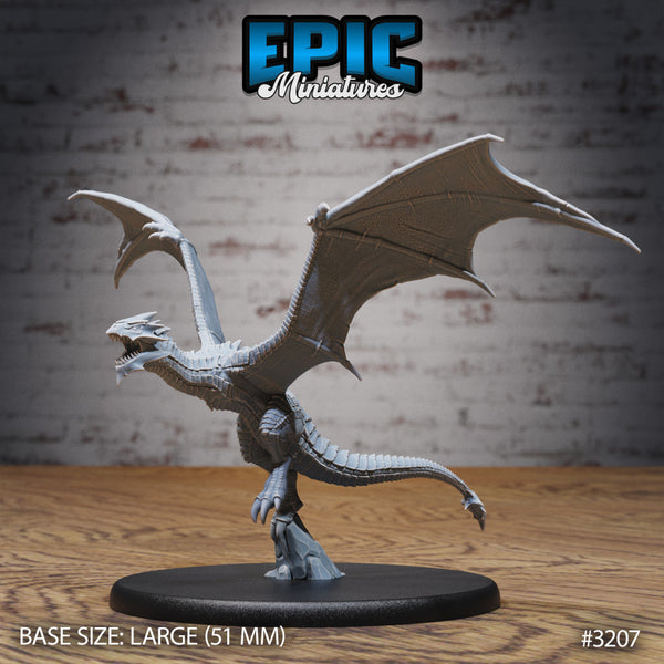 Wyvern Classic Flying / Bulky Dragon / Winged Reptile / Draconic Wizard Mount / Magical Encounter / Drake Army - Only-Games