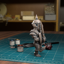 Goblin Raider Single Dagger - TytanTroll Miniatures - DnD - Fantasy - Only-Games