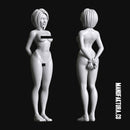 Sub Series 07a - Naked & Bound Female Prisoner Slave - Only-Games