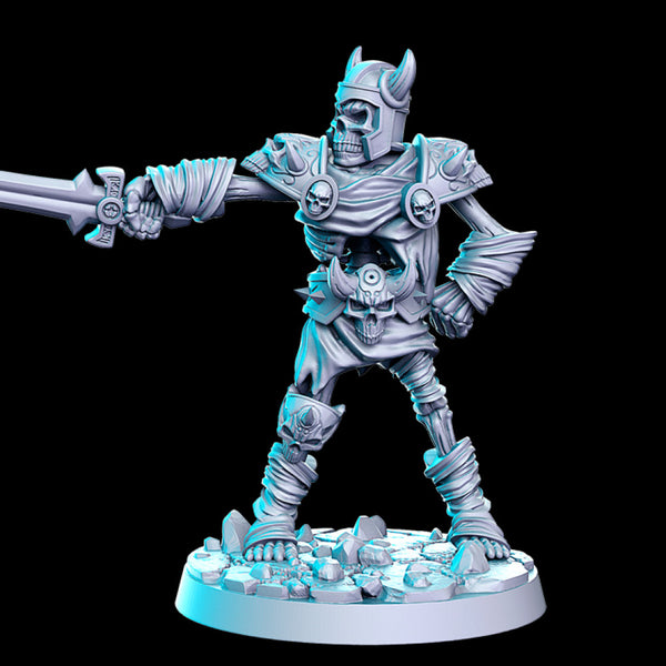 Skeleton Warrior with sword - 32mm - DnD - Only-Games