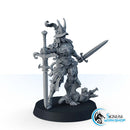 Guard with two swords, the Red Falcon infantry - Only-Games