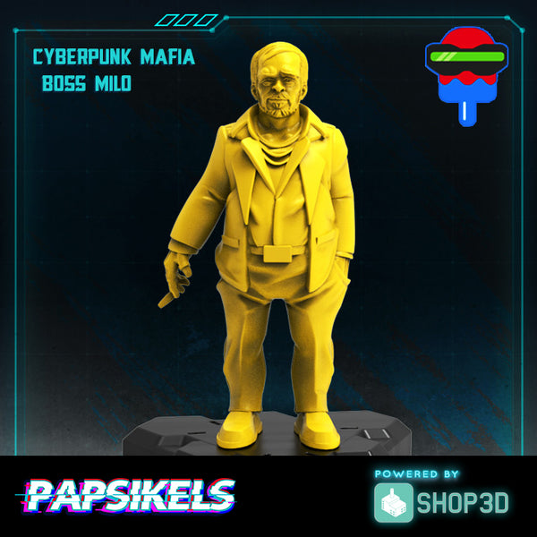Cyberpunk Mafia Boss Milo - Only-Games