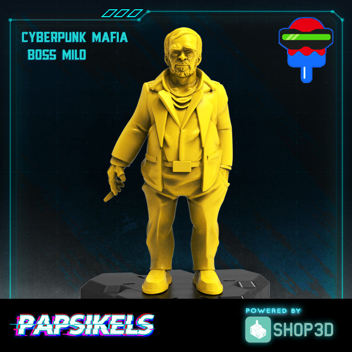 Cyberpunk Mafia Boss Milo - Only-Games