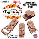 Sherman pack 1 tank with many accessories - 28mm - Only-Games