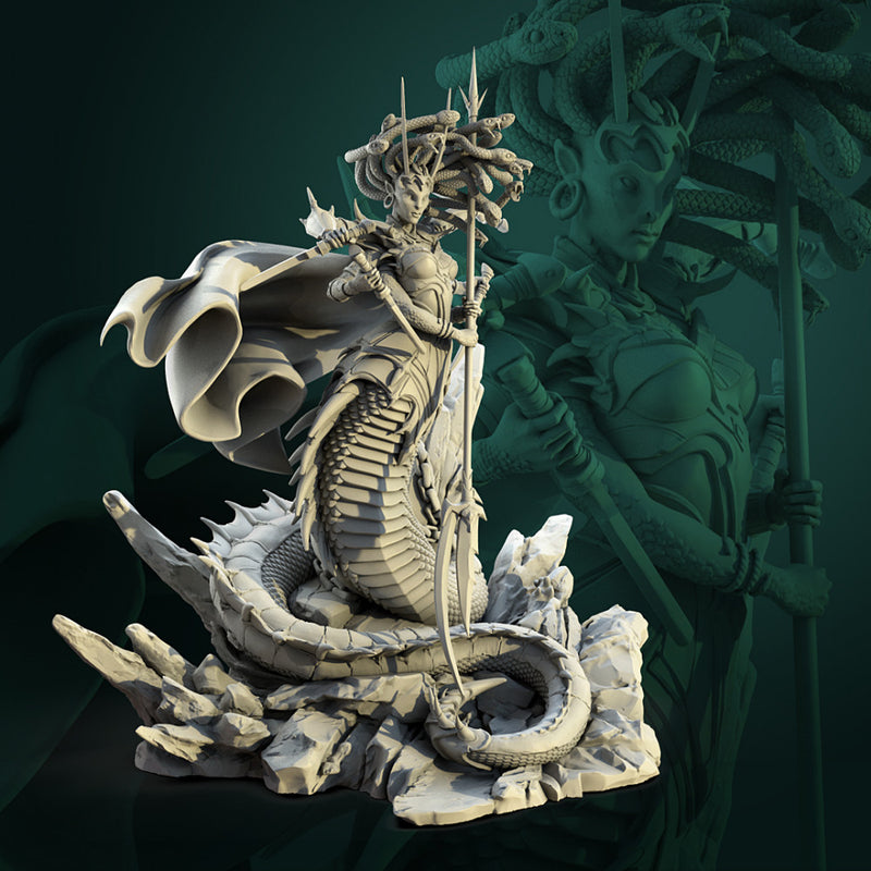 Medusa heroic miniature 75mm - Only-Games