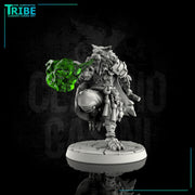 (0081) Male felinid ranger warrior with katana and flame spell - Only-Games