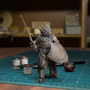 Dragonborn Town Guard - Frostgrave Pathfinder - Fantasy DND - TytanTroll Miniatures - Only-Games