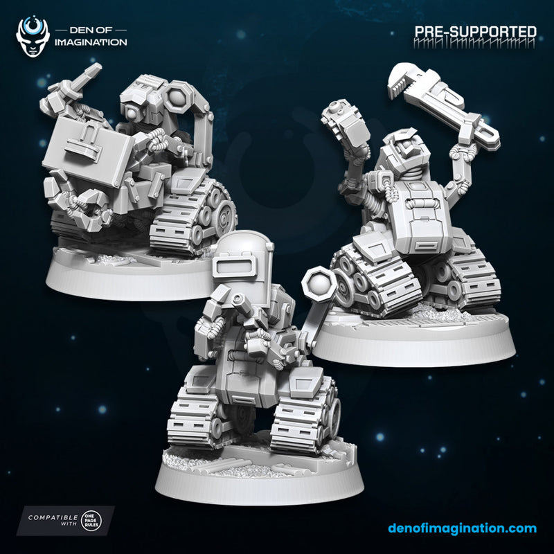 Space Dwarfs - Khazaroth Empire Techsmith set (5 models set) - Only-Games