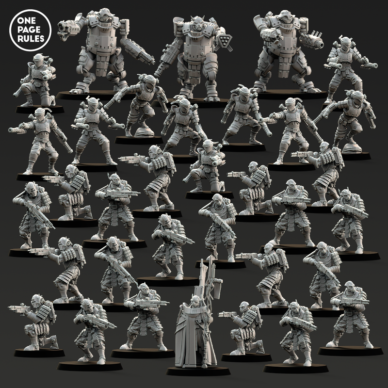 Eternal Dynasty Army Starter (29 Models) - Only-Games