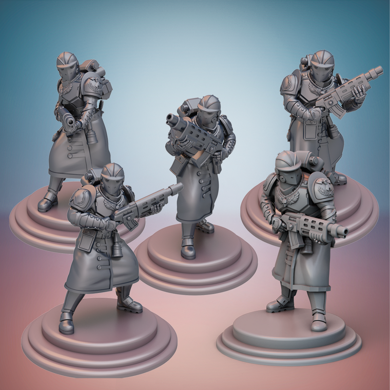 Sanctus Manipulus. Knights (Shotguns). - Only-Games