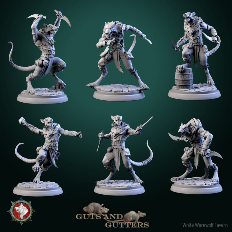 Rogue Rats set 32mm - Only-Games