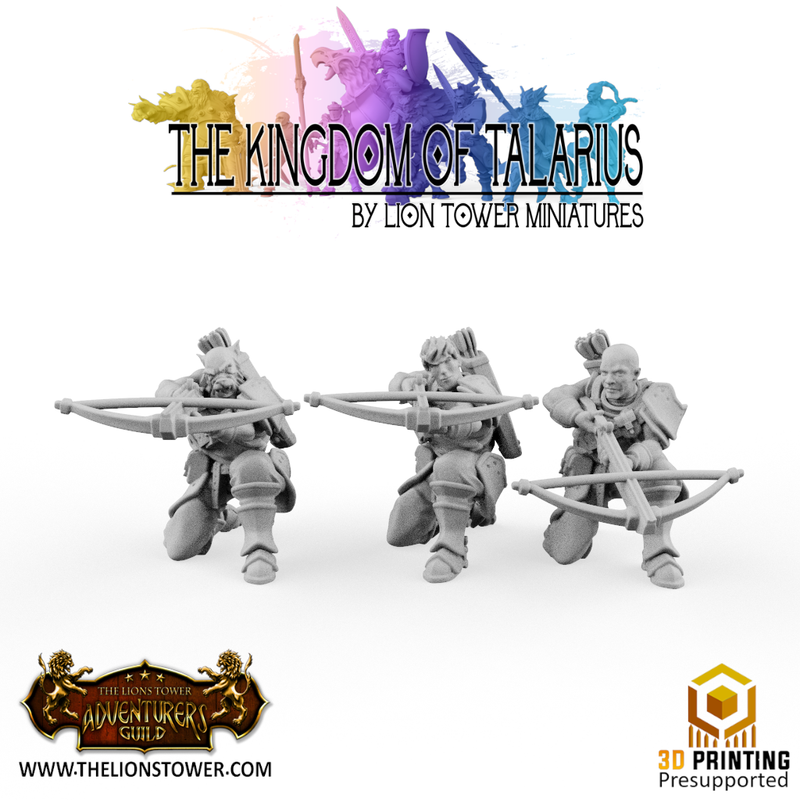 Kingsguard Crossbowmen (10 x 32mm scale minis) - Only-Games