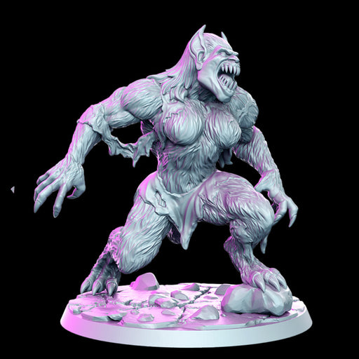 Female Werebeast - 32mm - DnD - Only-Games