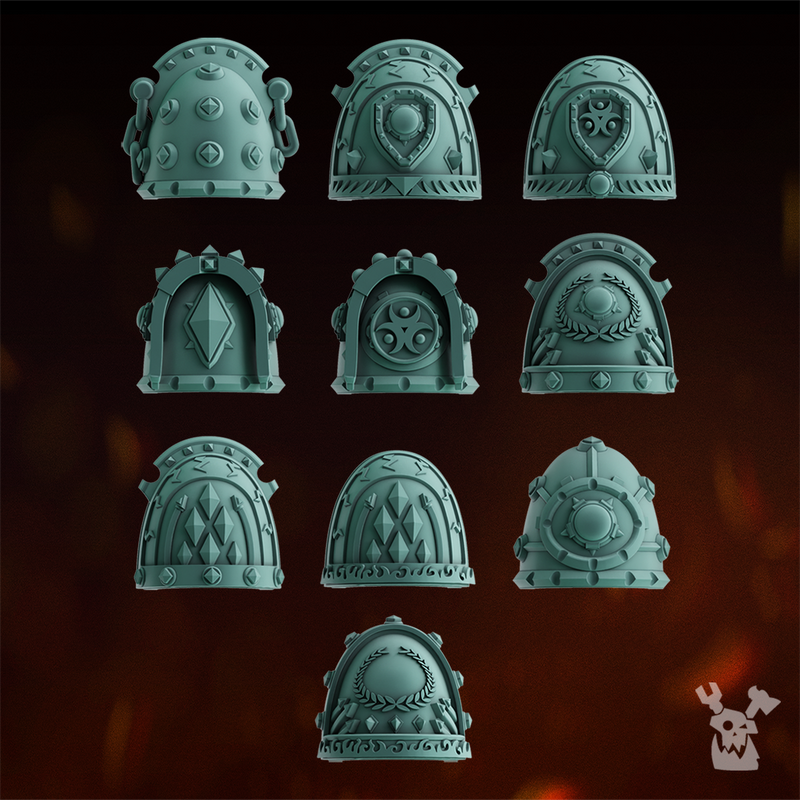 Lunar Knights Shoulder Pads Set x10