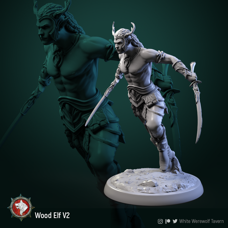 Wood_Elf_pose2.stl - Only-Games