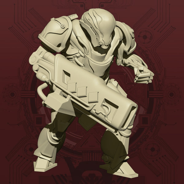 (Centauri) Infernal Soldier - Walking Pose - Only-Games