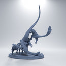 Deinonychus hunting Tenontosaurus 1-35 scale dinosaur - Only-Games