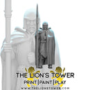 Cloaked Noble Guards - Set of 10 with spears (32mm scale) - Only-Games