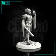 (0036) Female human elf tiefling oni samurai Kitsune - Only-Games