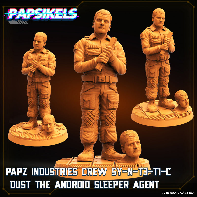 PAPZ INDUSTRIES CREW SY-N-T3-T1-C DUST THE ANDROID AGENT - Only-Games