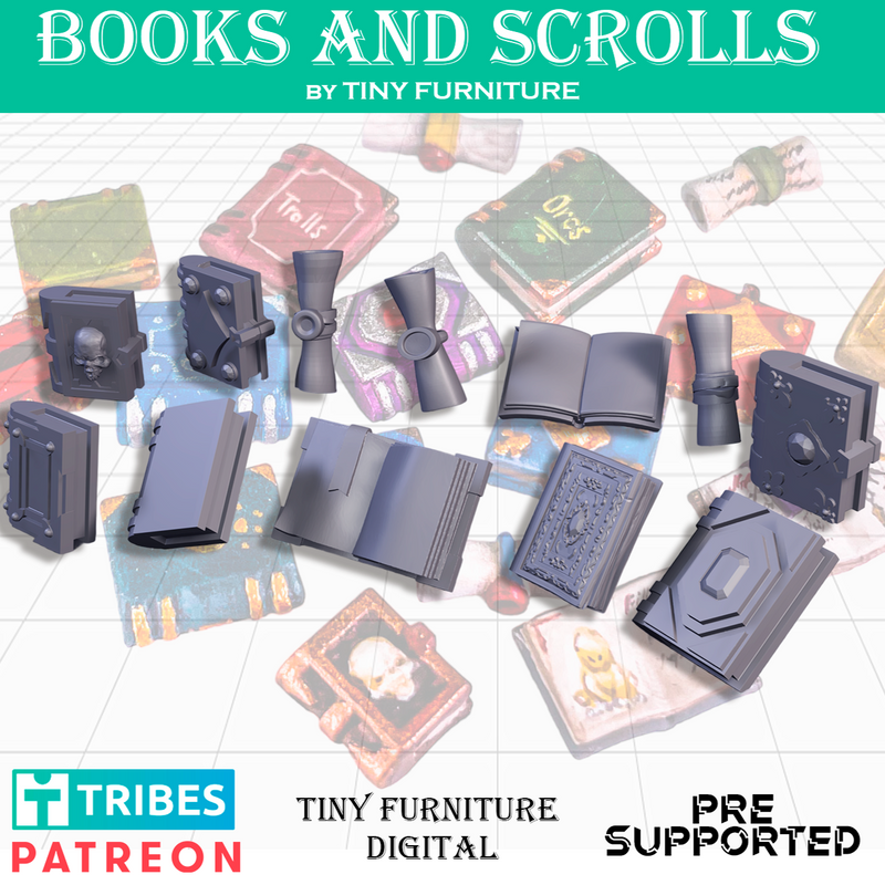 Books and scrolls - Only-Games