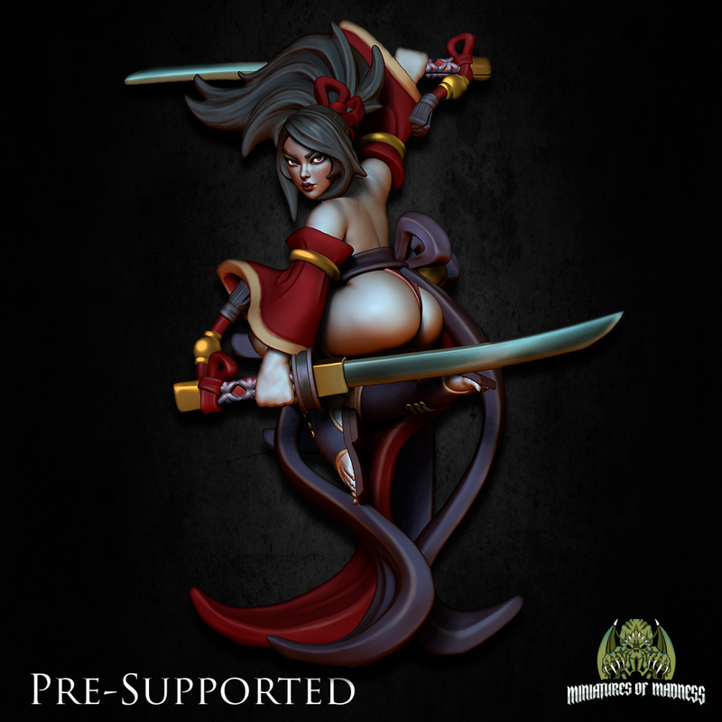 Kimiko The Kunoichi  [32mm] Female Samurai Ninja Fighter - Only-Games