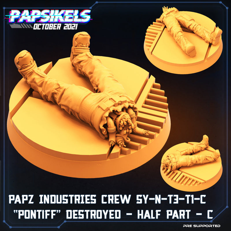 PAPZ INDUSTRIES CREW SY-N-T3-T1-C PONTIFF DAMAGED SET - Only-Games