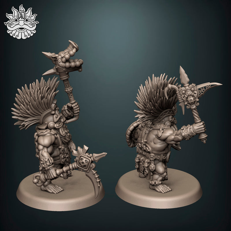 Ardent Dwarves Berserkers Leader and Bugler - Only-Games