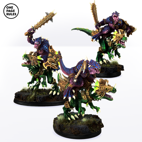 Saurian Raptor Club Riders (3 Models) - Only-Games