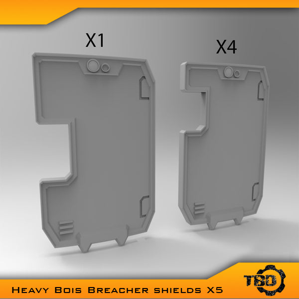 Heavy Bois Breacher Shields X5 - Only-Games
