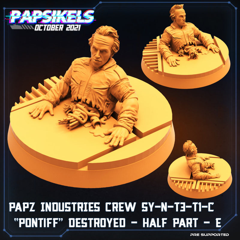 PAPZ INDUSTRIES CREW SY-N-T3-T1-C PONTIFF DAMAGED SET - Only-Games