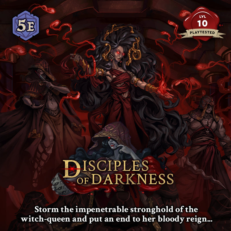 Disciples of Darkness - Physical 5e Adventure Booklet - Only-Games