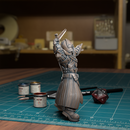 Town Guard Swinging Sword - Frostgrave Pathfinder - Fantasy DND - TytanTroll Miniatures - Only-Games