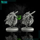 (0081) Male felinid ranger warrior with katana and flame spell - Only-Games