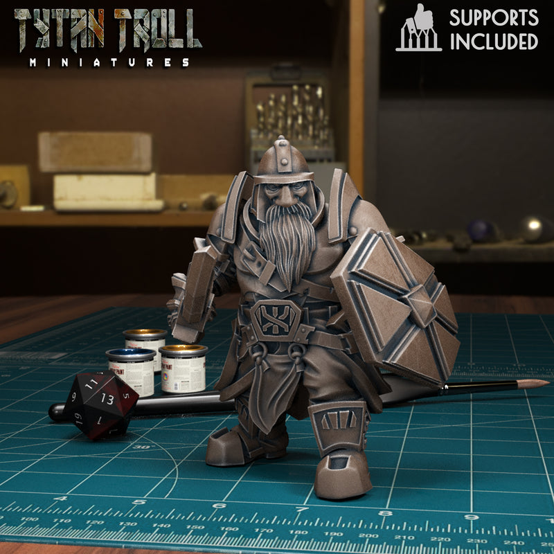 Dwarf Guard Bundle - TytanTroll Miniatures - DnD - Fantasy - 32mm - Only-Games