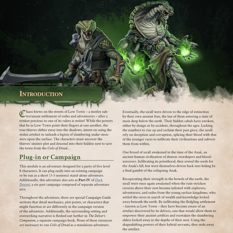 Coils of Dread - Physical 5e Adventure Booklet - Only-Games