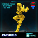 Cyberpunk Female Deadly Rogue Kill Mode - Only-Games