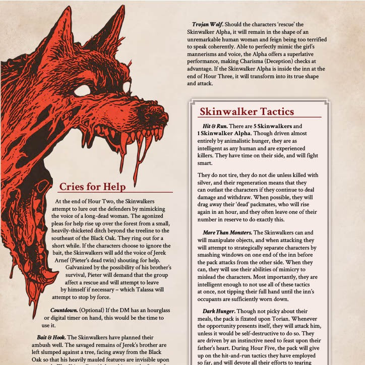 Curse of the Skinwalkers - 5e Adventure Booklet - Only-Games