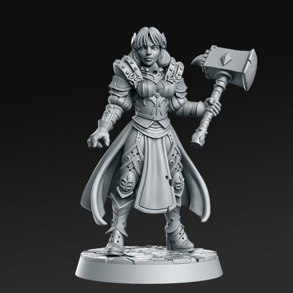 Maryka - Female Paladin - 32mm - DnD - Only-Games