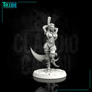 (0052) Female human elf tiefling vampire succubus warrior with scythe - Only-Games