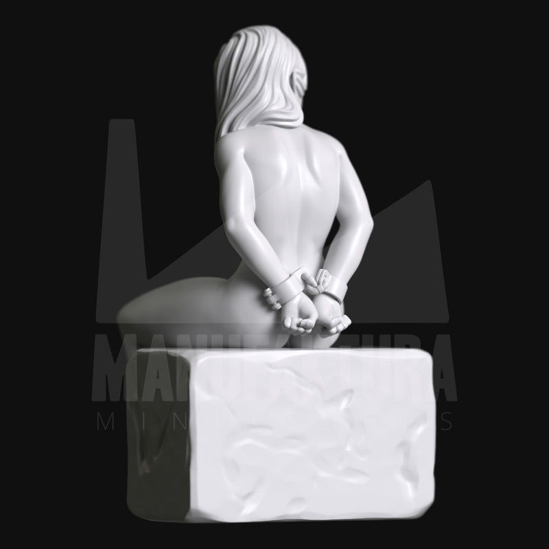 Slave Girl Sitting on Stone - Sub Series 133 - Only-Games