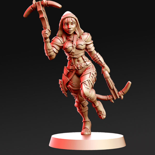 Vanel - Female Demon Hunter - 32mm - DnD - Only-Games