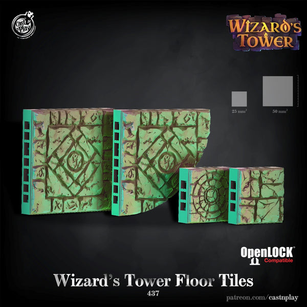 Wizard's Tower Floor Tiles - Only-Games