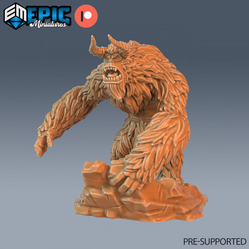 3D Printable Yeti Abomination / Big Foot / Frost Giant / Bigfoot