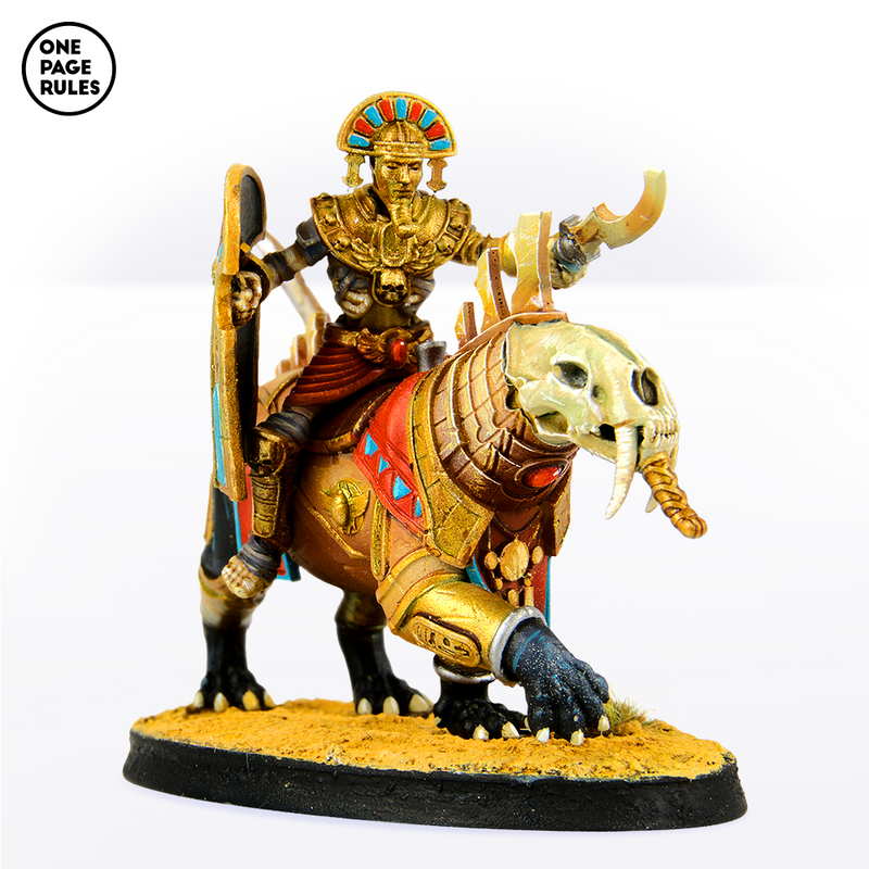 Mummified Skeleton Beast Riders Command (3 Models) - Only-Games
