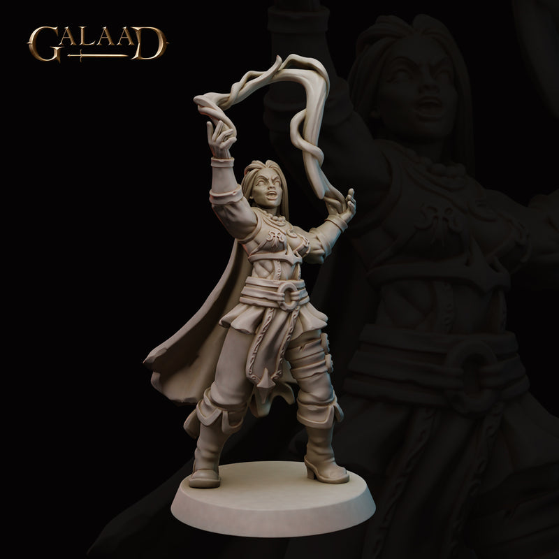 Female Mage Casting - Only-Games