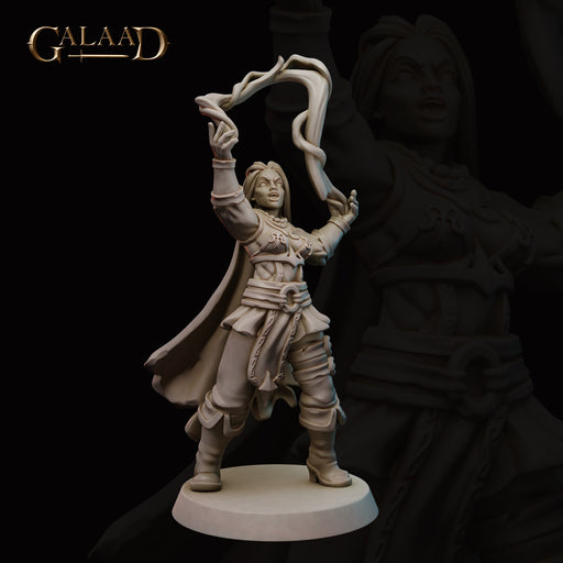 Female Mage Casting - Only-Games