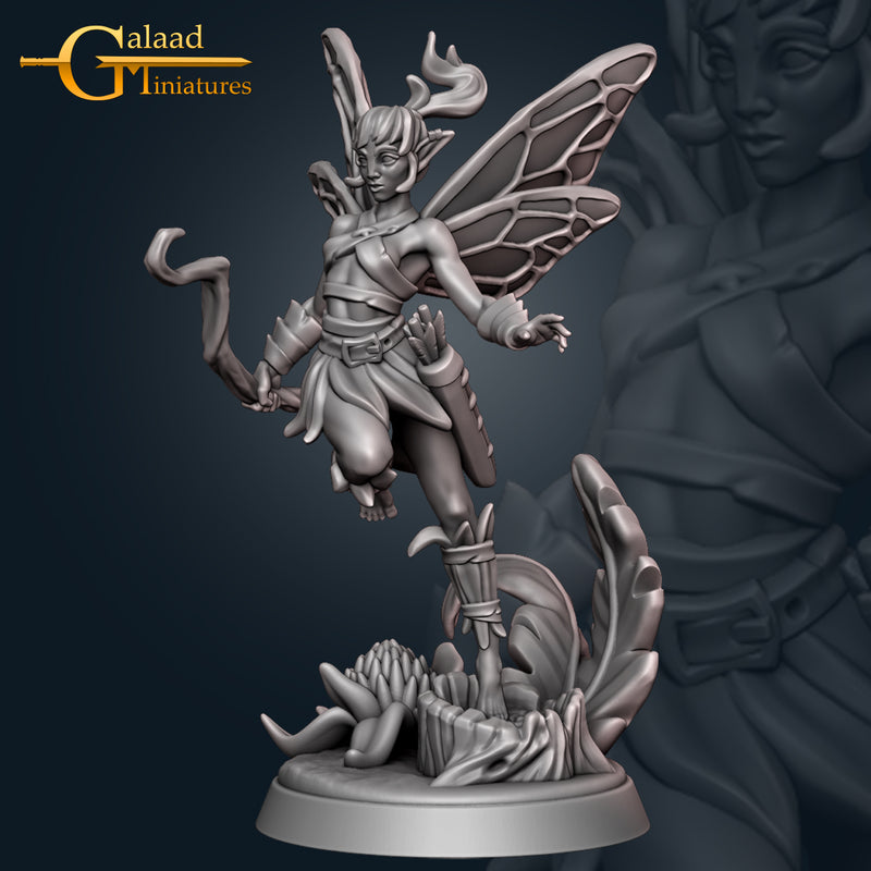 Wood Fairy Female  with base - Only-Games
