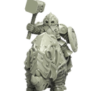 AX156 Dwarf Warrior On Rhino 1 Heresylab - Only-Games